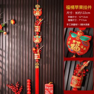 【2026】2026 CNY Horse Year Spring Festival Ornaments New Year Decoration Creative Zodiac Lucky Bag Living Room