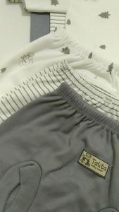 Talita 18 pcs Baju Celana Bayi Baru Lahir/ 9 Stel Seri Abu New born