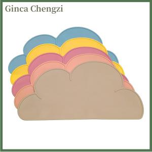 Ginca Vật nuôi cho ăn Pad Silicone vật nuôi cho ăn chó mèo bát thức ăn Mat không dính không thấm nước thức ăn vật nuôi cho ăn Pad vật nuôi cung cấp phụ kiện