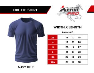 BLACK HORSE ACTIVE PRO ROUND NECK SHIRT