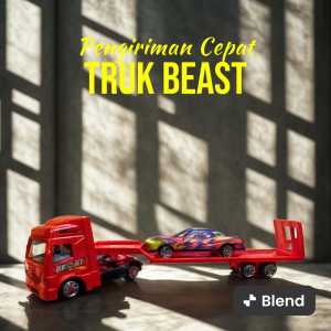 Mainan Anak Laki - Laki mobilan Daicast Truk box Dan Truk Trailer