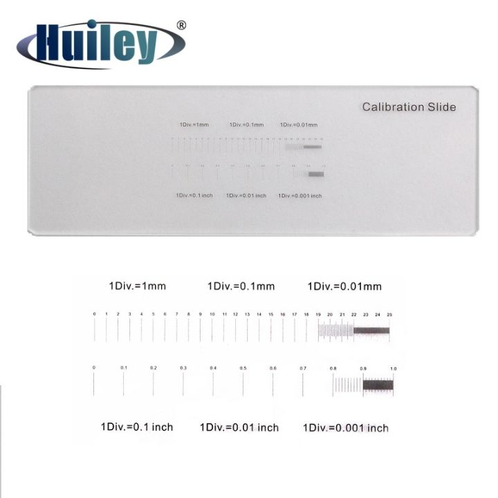 Graduated Microscope Slides Micrometer Calibration Slide Microscope Micrometers Microscope Stage ...
