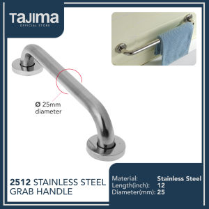 12  Stainless Steel 304 Grab Handle Bathroom Handrail Handy Cap PWD