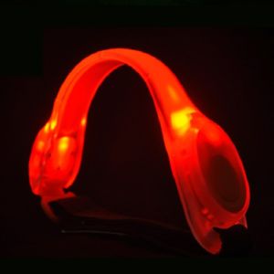 FUJIN Có thể điều chỉnh Băng tay đèn Led phát sáng Đeo được Phát sáng bóng tối Đai đeo tay chạy bộ Băng an toàn Dây đeo cổ tay cảnh báo Vòng đeo tay thể thao phát sáng Chạy Bộ đi bộ đạp xe