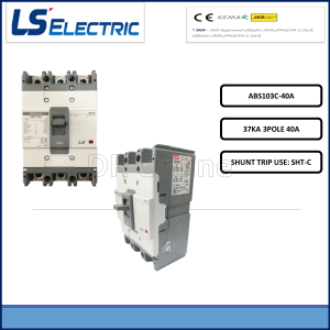 LS MCCB MOLDED CASE CIRCUIT BREAKER MCCB 3 POLE 40A/60A/75A/100A (ABS103C)
