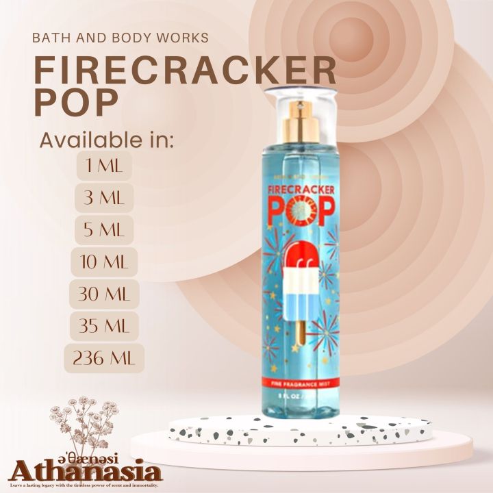 FIRECRACKER POP by Bath and Body Works BBW Fragrance Mist TAKAL