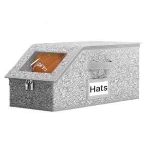 Có Thể Gập Lại mũ vải Chủ Organizer Cho kệ tủ quần áo Tiết Kiệm Không Gian Bụi Bảo Vệ Thiết Kế Di Động Mũ Chủ