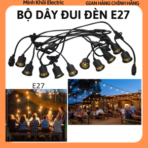 Dây đèn trang trí ngoài trời chống nước E27bộ dây treo kín nướcdây đèn thả ngoài trờichui đèn thả trang tríđuôi đèn chống mưađuôi đèn E27bộ dây đui đèn ngoài trời trang trídây trang trí ngoài trờidây đuôi đèn ngoài trờidây đèn led trang tríbộ dâ
