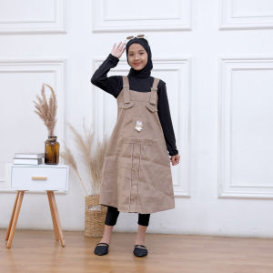Overall anak jumpsuit usia 4 sampai 11 tahun bahan katun kombet tuwil stret