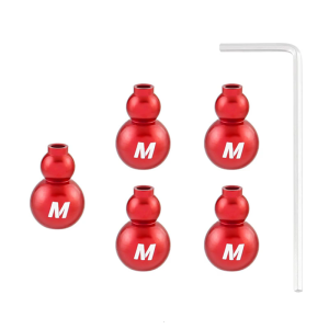 4 chiếc xe đạp đầu cáp crimps với bộ cờ lê cho xe đạp xe đạp đường trường và núi Xe Đạp Hợp kim nhôm nút bọc đầu cáp