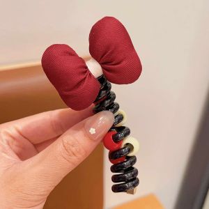 Aksesori Rambut Cute Telephone Line Hair Rope Hair Accessories Elastic Rope