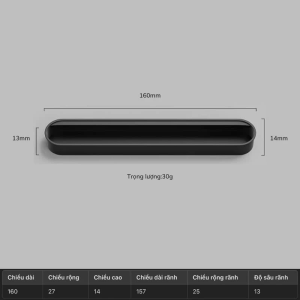 Tay Nắm Âm Tủ Ý Tối Giản - Hợp Kim Nhôm Màu Đen Cho Tủ Bếp Tủ Quần Áo Và Ngăn Kéo