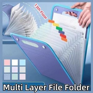 Expanding Multi layer file storage artifact File Folder Large Capacity File Bag