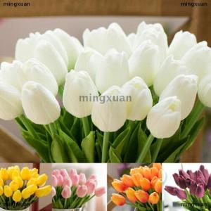 [COD] mingxuan Artificial Tulip Flowers False Bouquet Real Touch Home Wedding Party Decor