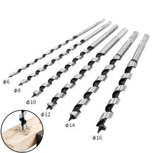 230mm Hex Shank Auger Drill Bits Long Twist Auger Drill Bit Set 6-25mm Cutting Wood Tool