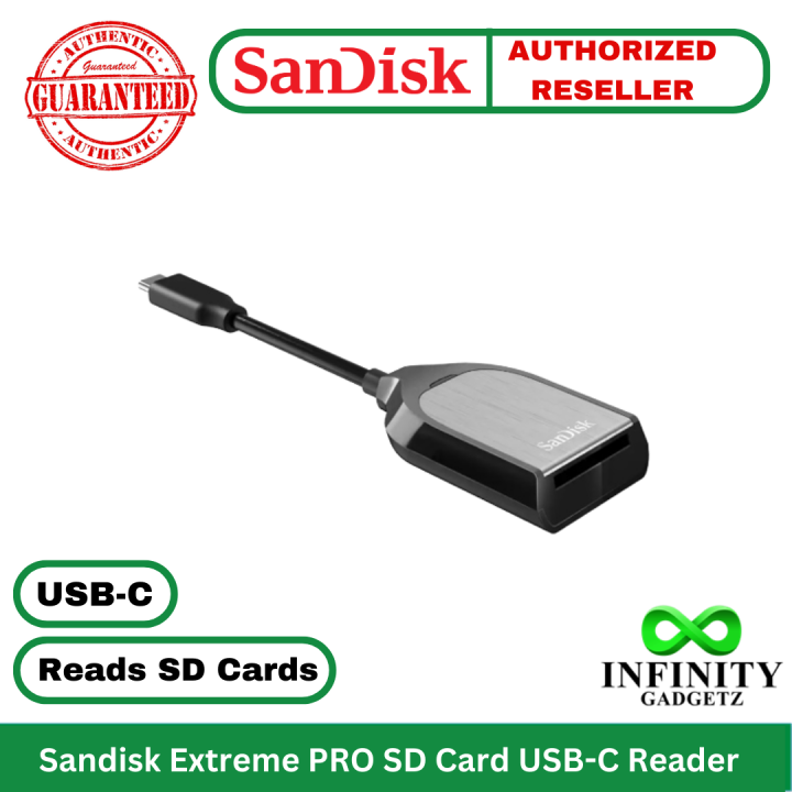 Sandisk Extreme Pro SD UHS-II USB-C Card Reader Fast Transfer
