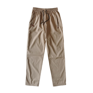 Mens Plain Pants 2 Pocket With Zipper Trousers Korean Fashion Trend Slim Pants For Men
