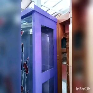 Lemari Pakaian 4 Pintu Gamis Full Kaca /trinityjayafurniture