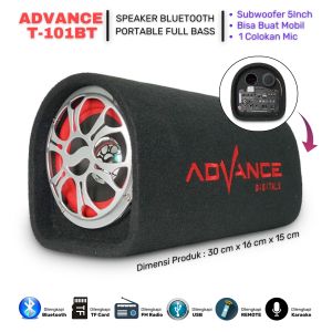 Speaker Aktif Advance Subwoofer 8 inch T-101BT/ T-102BT/ T-103BT Bluetooth / Speaker Bluetooth / Active Speaker / Subwoofer Car Speakers / Speker Aktif Bluetooth / Speaker Aktif Full Bass / Speaker Bluetooth Karaoke