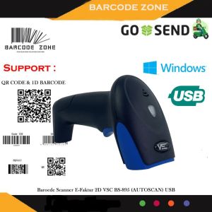 2D BARCODE SCANNER E-FAKTUR VSC BS-895 (QR CODE-EFAKTUR) TANPA STAND