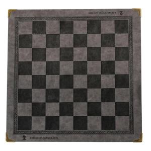PU Leather Tournament Roll Up Chess Board Chess Rollable Chessboard Lightweight & Non Slip Chess Mat for Kids Adults
