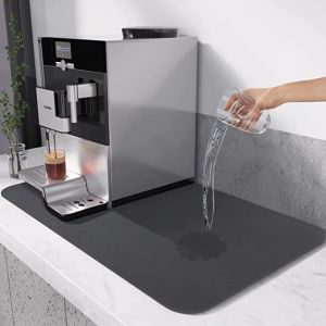 Kitchen Countertop Drain Pad Absorbent Pad Dish Drying Mat Place Mat Cup Tableware Countertop Table