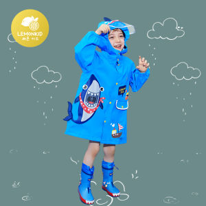 Lemonkid เสื้อกันฝนเด็ก คลุมฝน เสื้อกันฝน สําหรับเด็กนักเรียน อายุ2-8ขวบ LK2201004