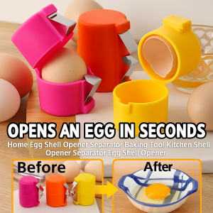 Egg Separator A Must Have Baking Tool An Efficient Eggshell Separation Tool Durable And Durable Kitchen Gadget