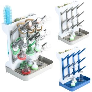 ANAMA Space Saving Baby Bottle Drying Rack Vertical Large Storage Holder Organizer High Quality Multi Tiered Drying and Draining Stand Countertop