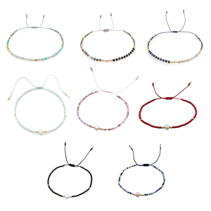 Elastic Bead Bracelet Handmade Beads Beads Texture for Professional Occasions Social Gatherings Evening Event