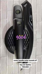 Cover Handle Outer Gagang Pintu Mobil Suzuki XL7 Black Doff 4pcs