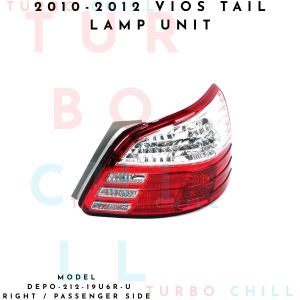 2010-2012 VIOS TAIL LAMP UNIT DEPO-212-19U6R-U RIGHT / PASSENGER SIDE