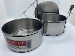 UnihomSG [ReadyStock] Stainless Steel Food Carrier Tingkat Tiffin Carrier 14cm (2/3/4 Tier)