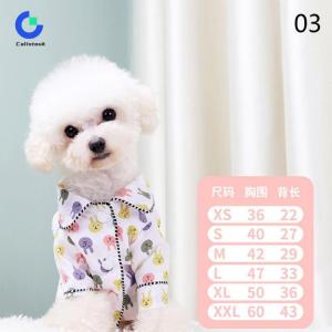 Calistouk Con Chó Bộ Đồ Ngủ Thời Trang Quần Áo Thú Cưng Cho Nhỏ Chó Trung Bình Quần Áo Quần Áo Cho Mèo Cho Mùa Xuân Và Mùa Hè