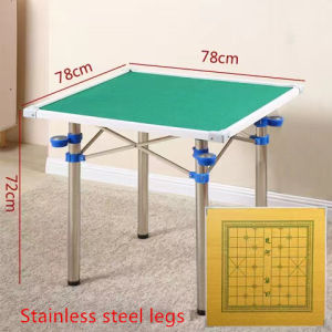 Foldable simple mahjong table chess table card table dining table