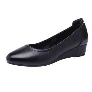 Black Womens Leather Boots Korean High Top Shoes Fashion Casual Ankle Boots
