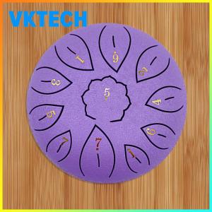 Vktech กลองเหล็ก 6 นิ้ว 11 เสียง - เครื่องดนตรีที่เหมาะสำหรับผู้เริ่มต้น - น้ำหนักเบาและพกพาสะดวก