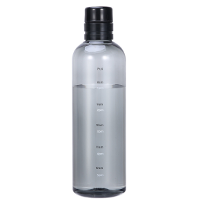 500/700ml Newest Trendy Minimalist Motivational Aesthetic Daily Plastic Water Jug & Bottle Leak-Proof Tumbler Milk Carton Shaped Water Bottle Food Grade for Ice Coffee Milk Tea Modern Design