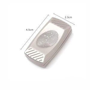 GOOD STUFF Calming Fidget Slider Fingerprint Sensory Metal Fidget Creative Alloy ic Haptic Slider Adults Kids