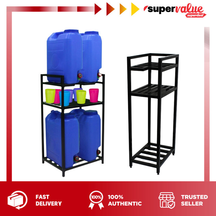 SuperValue Multi-Tier Water Container Rack Water Gallon Rack Furniture ...