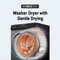 Panasonic Care+ Edition 9kg/6kg Front Load Washer Dryer NA-S96FR1BSG with Blue Ag+. 
