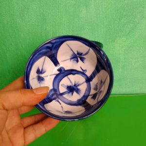 Combo 10 chén hoa mai lớn chén cơm men đẹp chén cơm 11 cm