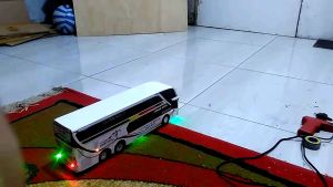 BIGBUS / Miniatur bus bis mainan SINAR JAYA DD + REMOT