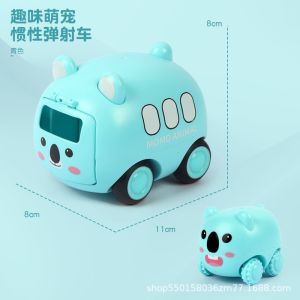รถของเล่นเด็กสำหรับเด็กผู้ชาย รถการ์ตูนขนาดเล็กแบบแรงเฉื่อยใหม่สำหรับเด็กอายุหนึ่งขวบ