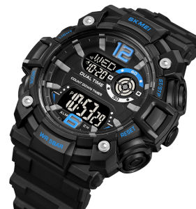 PENGIRIMAN INSTANT / Jam tangan pria skmei 2018 original rubber digital display