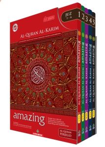 Al Quran Al-Karim Amazing berjilid Size A4 (Berjilid 1-5) (New Cover)