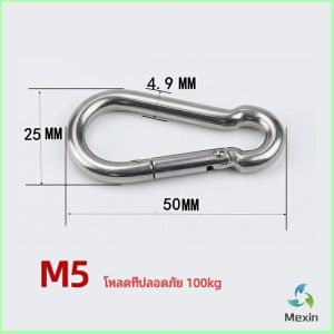 Mexin  คาราไบเนอร์ ตะขอแขวน ตะขอคล้องสายสลิง carabiner