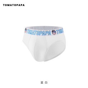 กางเกงในผู้ชายสไตล์เรโทรการ์ตูนจาก TOMATOPAPA ทำด้วยเนื้อผ้าฝ้ายที่ระบายอากาศได้ดี เหมาะสำหรับสวมใส่ขณะออกกำลังกายและใช้ชีวิตประจำวัน