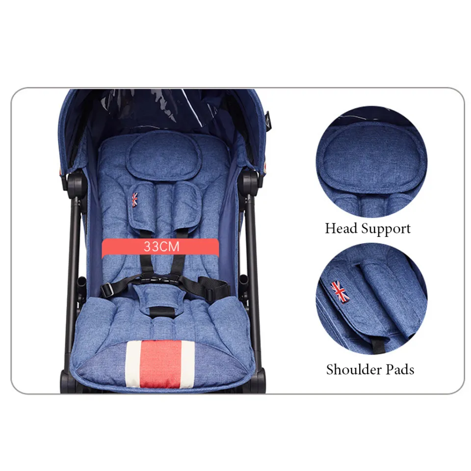 Easywalker Mini XS Stroller (newborn-15kg) Lightweight Travel