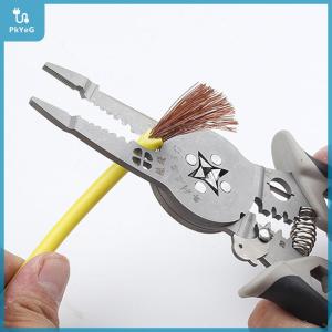 【PkYeG】 คีมตัดสายไฟคีมหนีบสายไฟอเนกประสงค์สำหรับติดตั้งซ่อมสายเคเบิ้ล